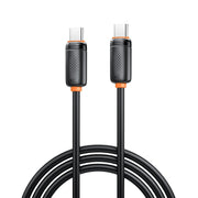 XO kabelis NB-Q302B PD USB-C – USB-C, 1,0 m, 60 W, melns