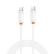 XO kabelis NB-Q298 PD USB-C – USB-C, 1,0 m, 240 W, balts
