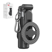 XO pašbildes nūja ar Bluetooth un statīvu SS25, melna, ar magnētu MagSafe, 64 cm