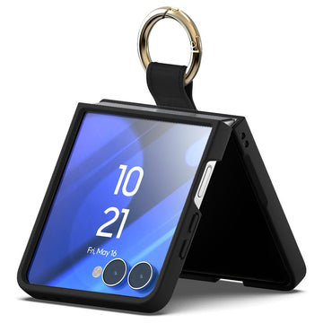 Mercury Gold Ring apvalks Samsung Galaxy Z Flip8, melns