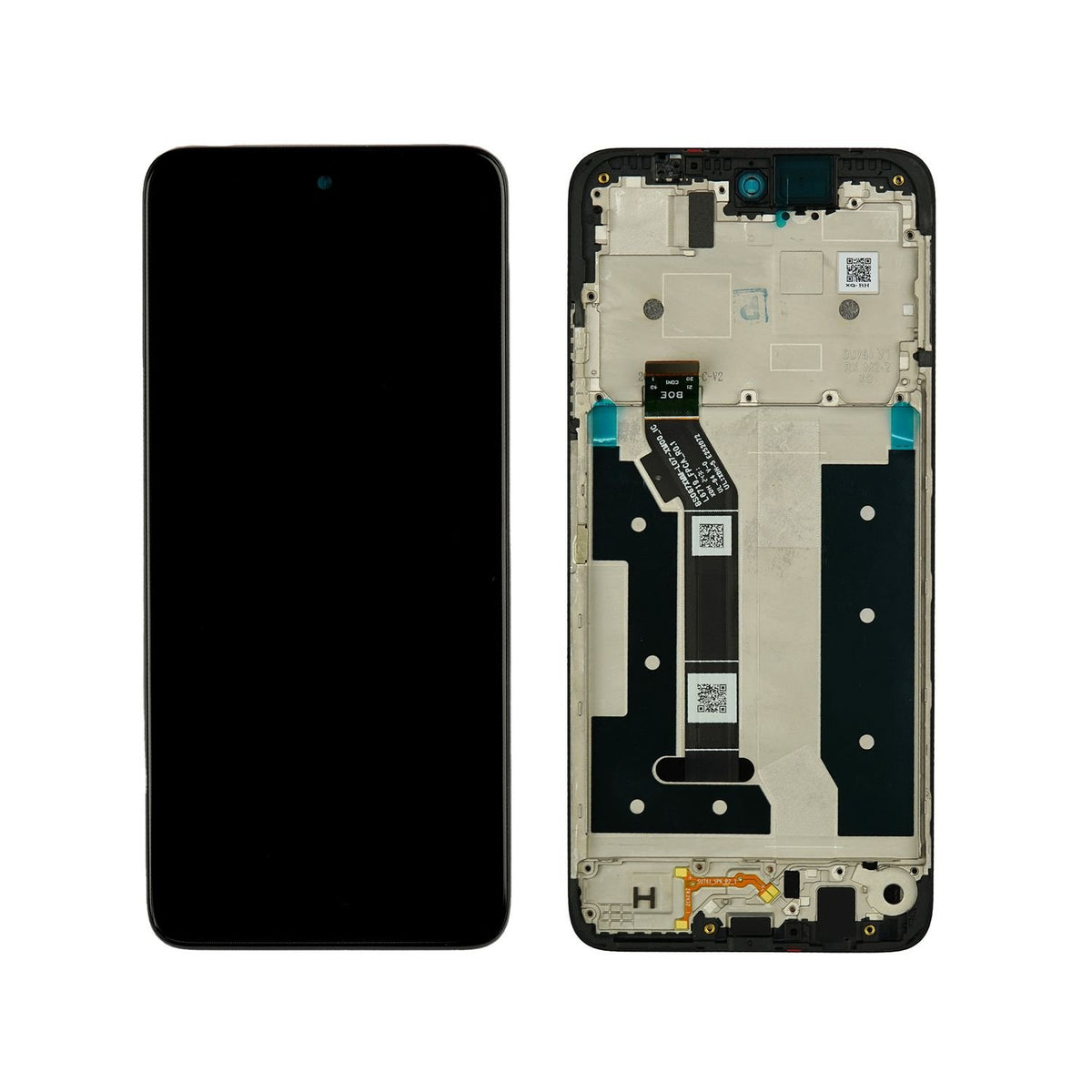 LCD + skārienjūtīgais ekrāns Motorola G35 5G (oriģināls) ar rāmi