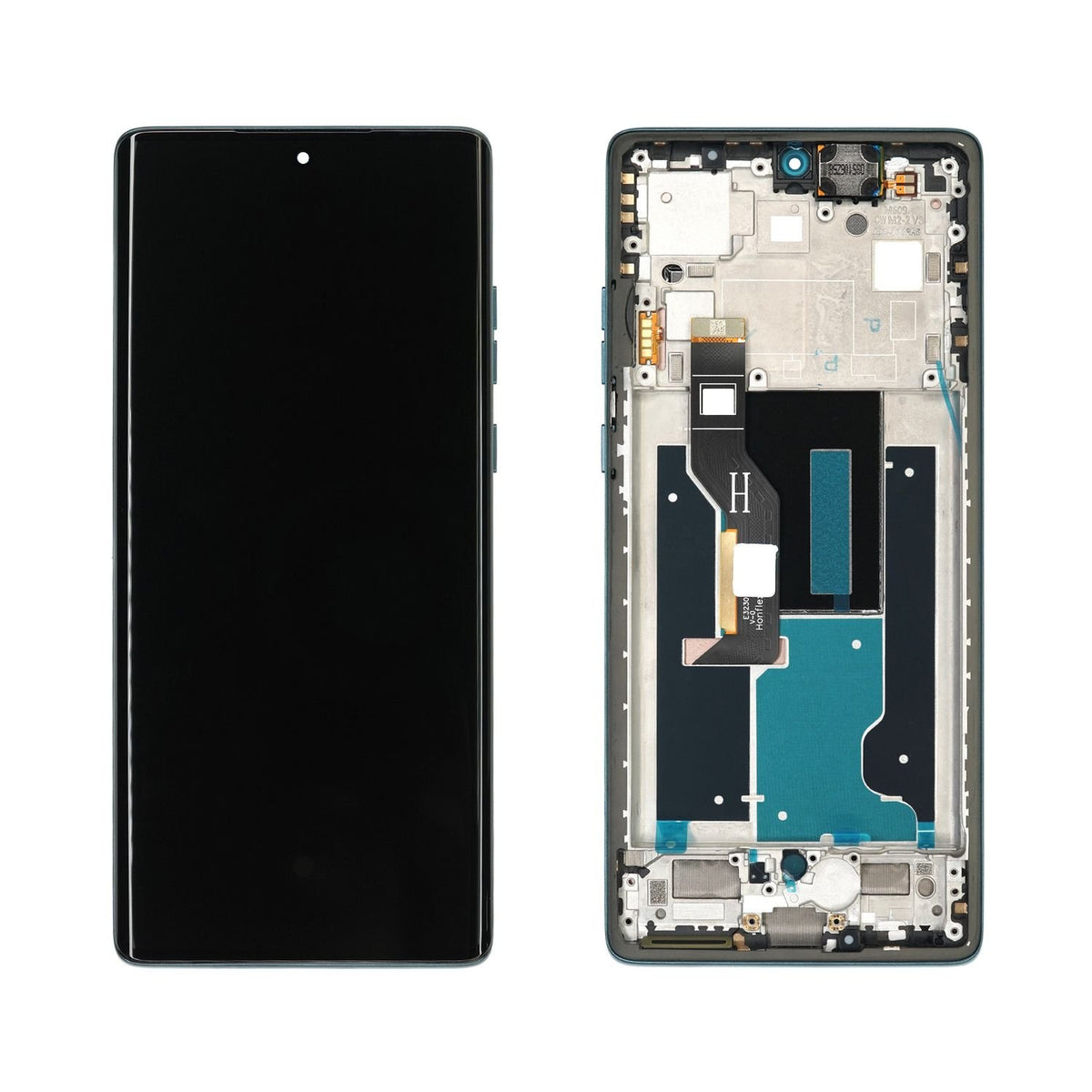 LCD + skārienjūtīgais ekrāns Motorola Edge 50 Fusion, oriģināls, meža zils