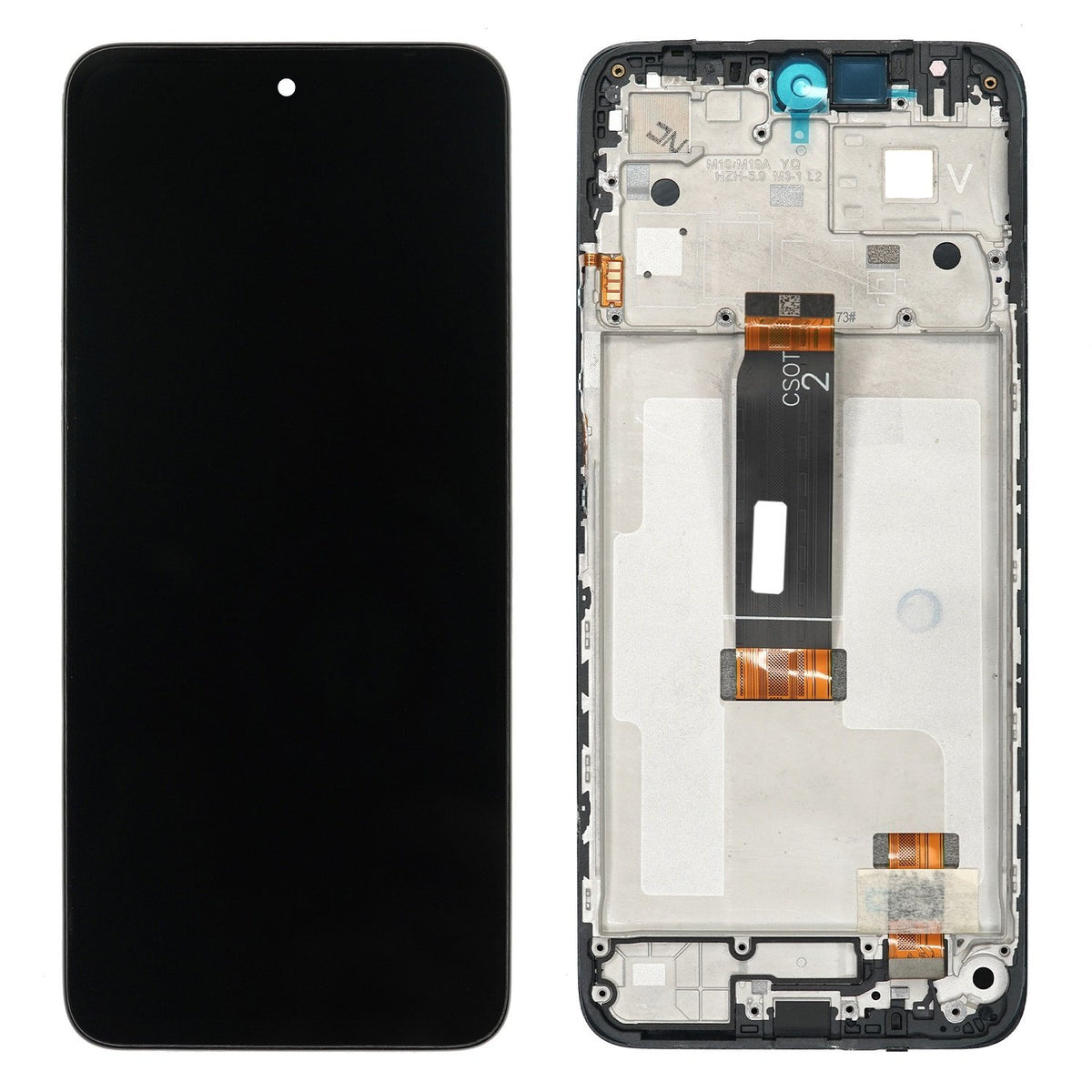 LCD + skārienjūtīgais ekrāns Redmi 12 4G/5G, oriģināls ar rāmi
