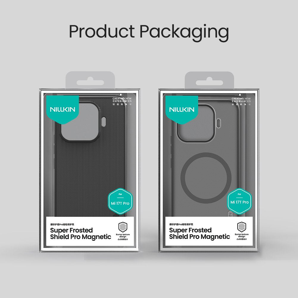 Nillkin Super Frosted Shield Pro Magnetic Case for Xiaomi 17T Pro black