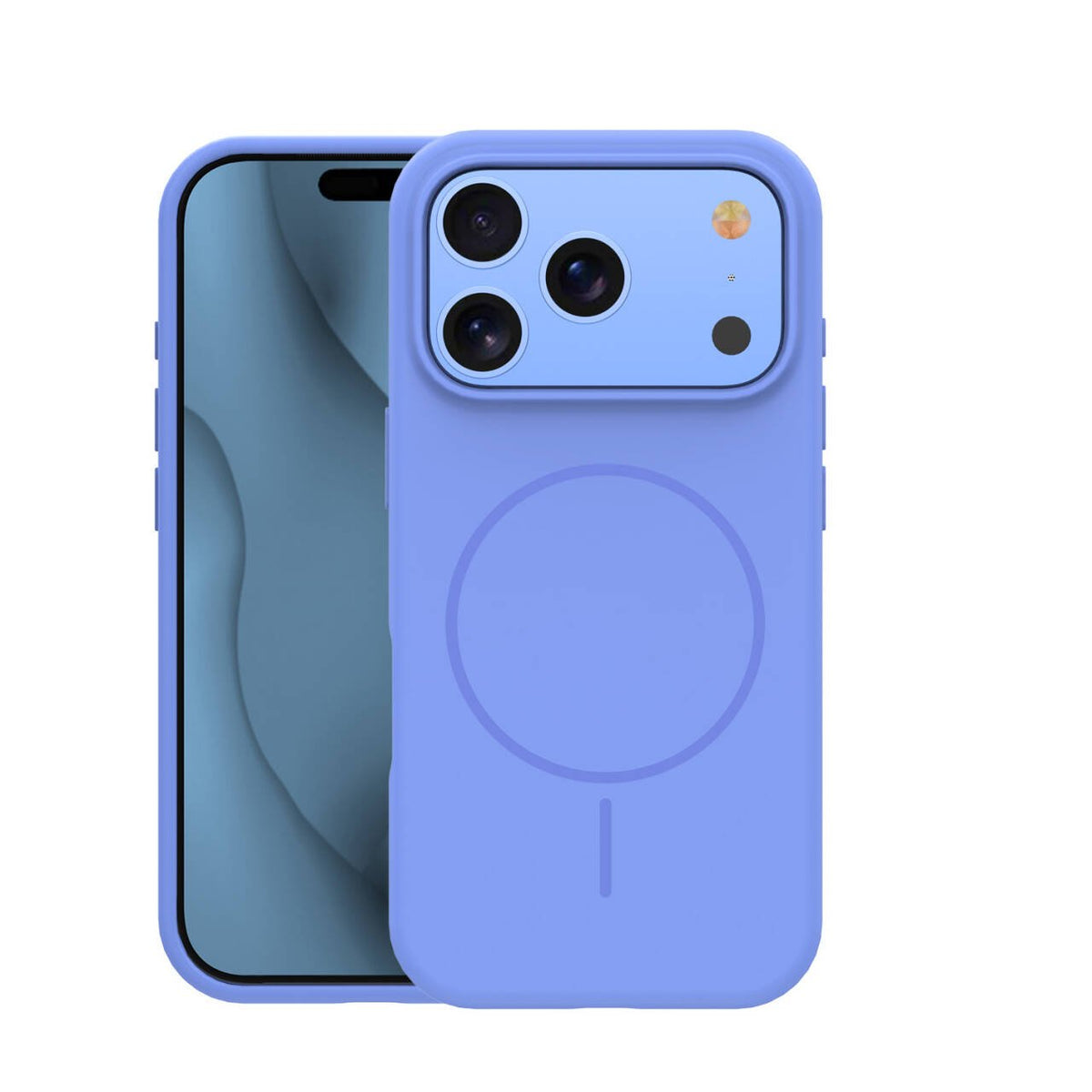 Plāns silikona Mag apvalks iPhone 17 Pro Max 6,9" / iPhone 18 Pro Max 6,9" debeszils