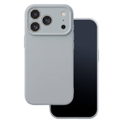 Silikona apvalks iPhone 17 Pro Max 6,9" / 18 Pro Max 6,9" sudraba krāsā