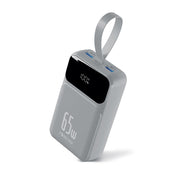 Forever ārējais akumulators Vibe-TB65 PD QC 65 W 20 000 mAh, sudraba krāsā