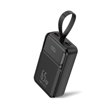 Forever ārējais akumulators TB-400 PD QC 65 W 20 000 mAh, melns