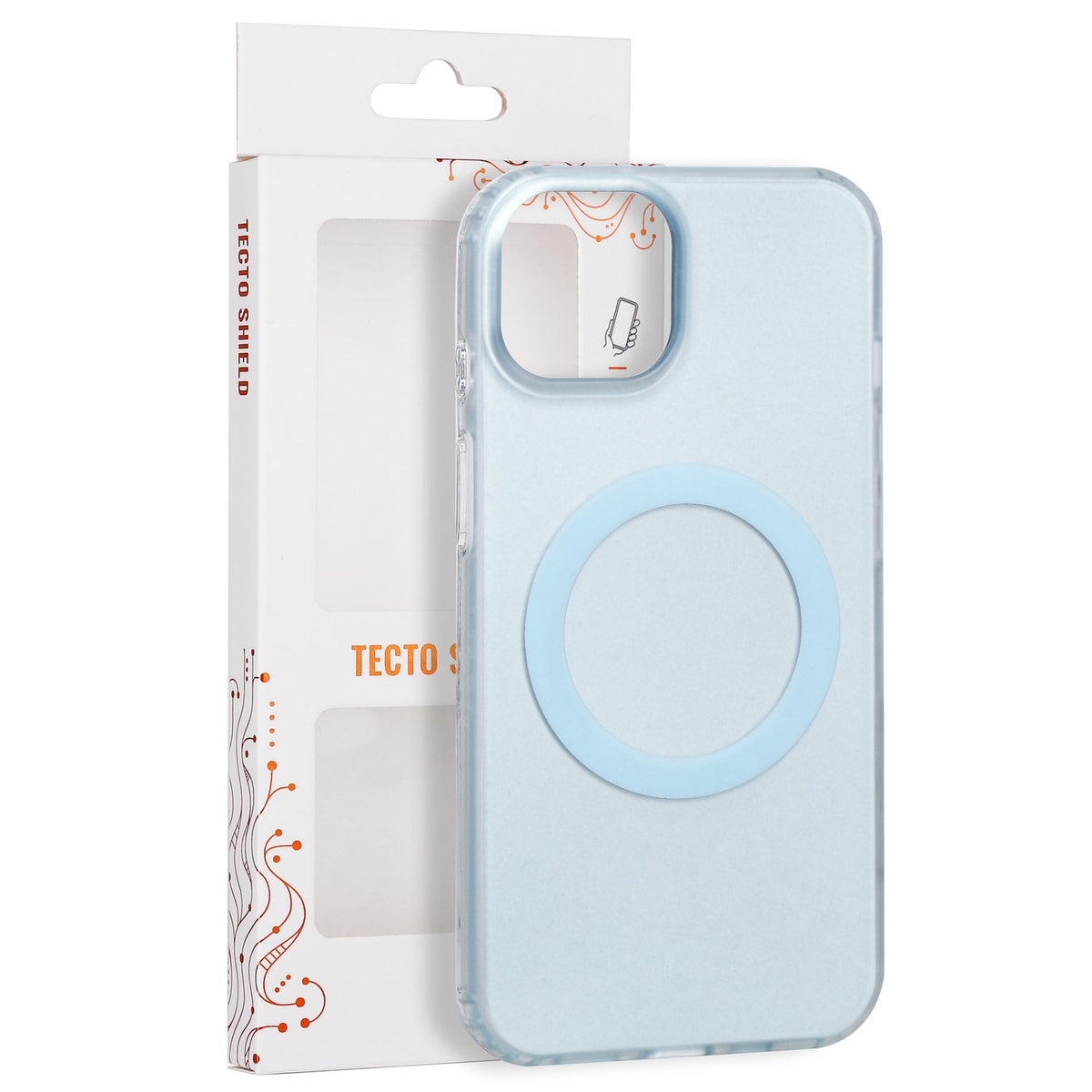 Tecto Shield Mistiq Mag apvalks iPhone 15 6,1" zils