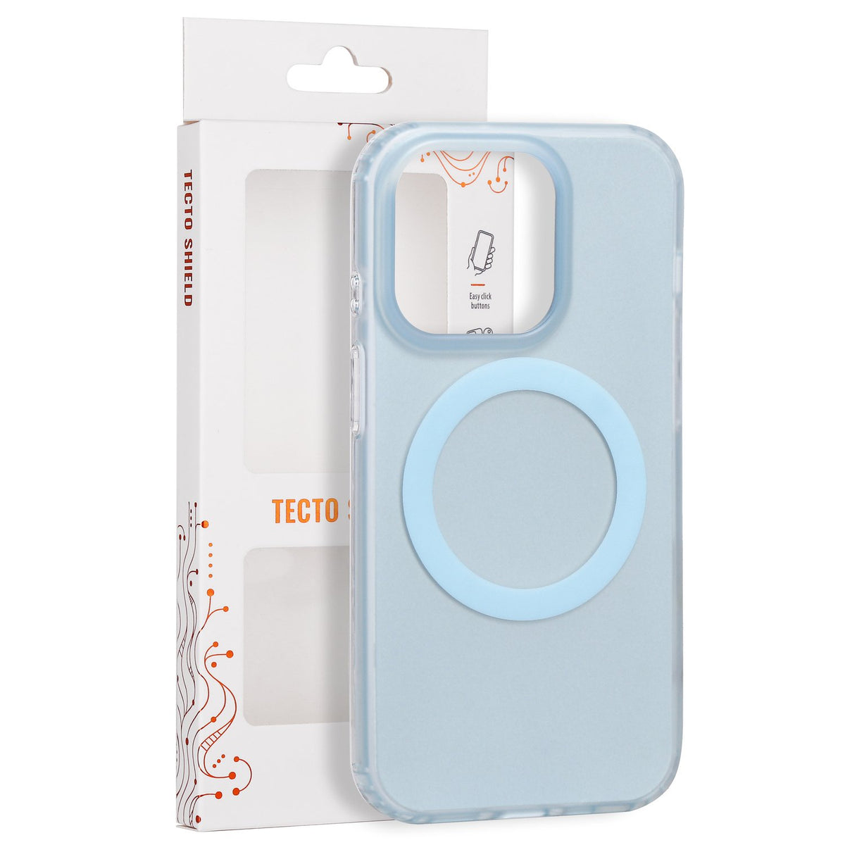 Tecto Shield Mistiq Mag apvalks iPhone 14 Pro 6,1" zils