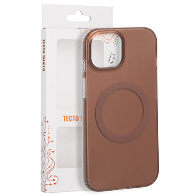 Tecto Shield Mistiq Mag vāciņš iPhone 15 6,1" brūnā krāsā