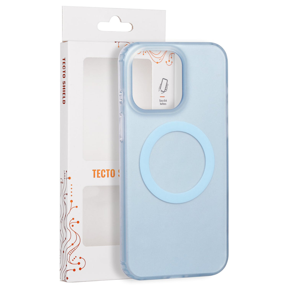 Tecto Shield Mistiq Mag apvalks iPhone 15 Pro Max 6,7" zils