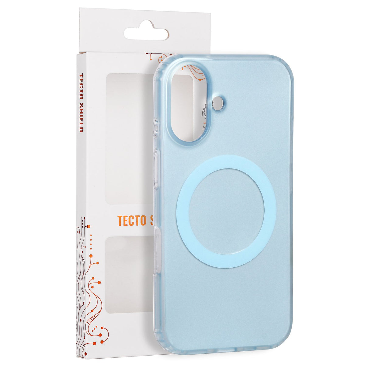 Tecto Shield Mistiq Mag apvalks iPhone 16 6,1" zils
