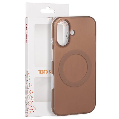 Tecto Shield Mistiq Mag vāciņš iPhone 16 6,1" brūns