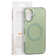 Tecto Shield Mistiq Mag apvalks iPhone 16 6,1" olīvu krāsā