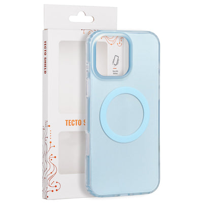 Tecto Shield Mistiq Mag vāciņš iPhone 16 Pro Max 6,9" zilā krāsā