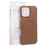Tecto Shield uzliktnis Mistiq Mag apvalks iPhone 16 Pro Max 6,9" brūns