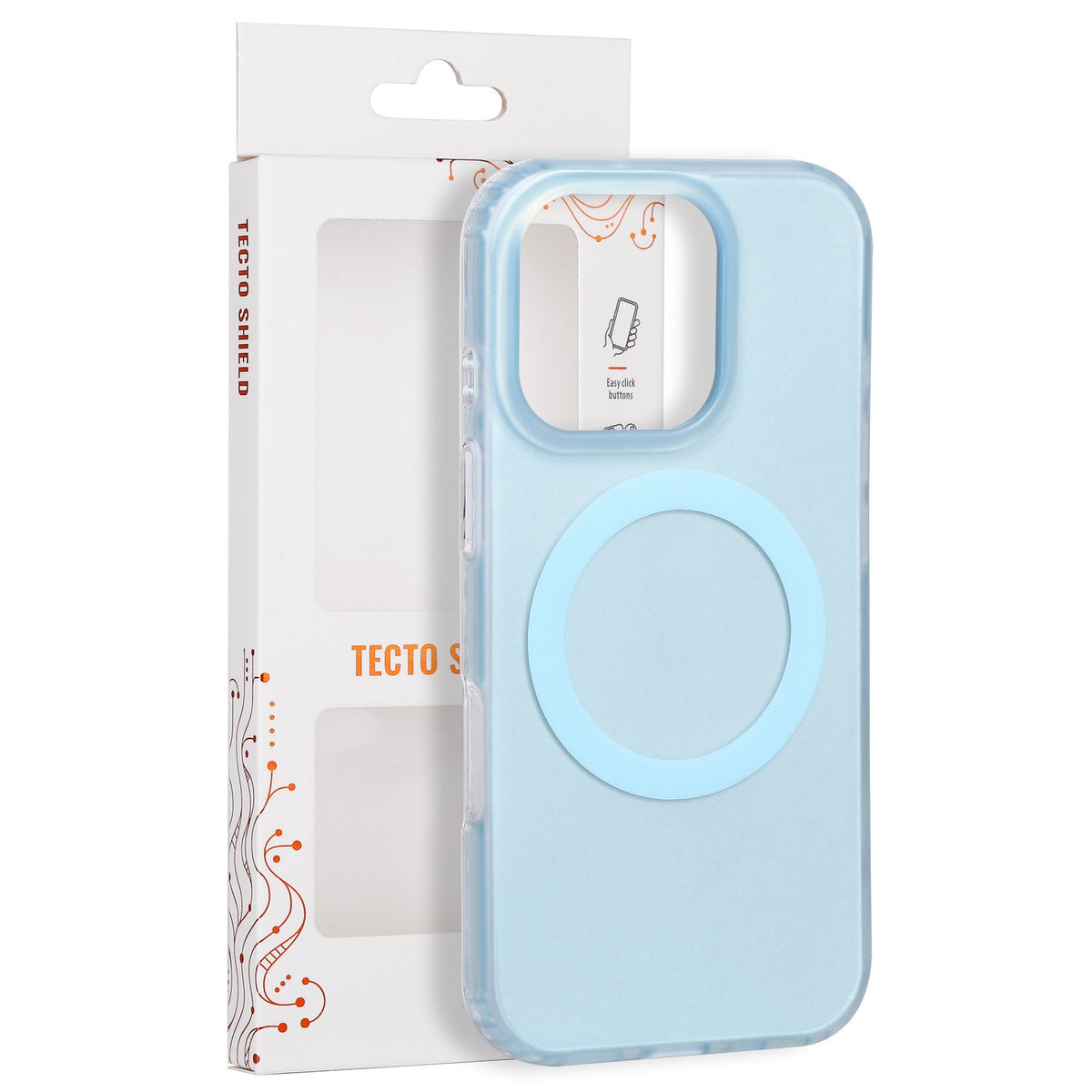 Tecto Shield Mistiq Mag apvalks iPhone 16 Pro 6,3" zils