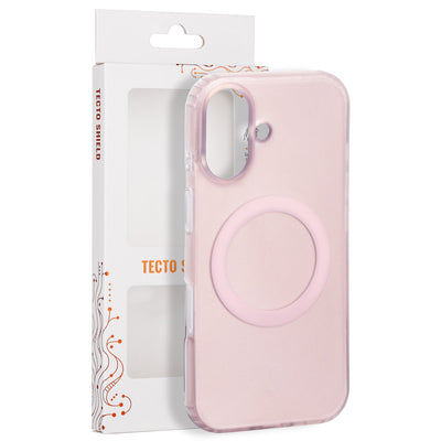 Tecto Shield Mistiq Mag vāciņš iPhone 17 6,3" rozā krāsā