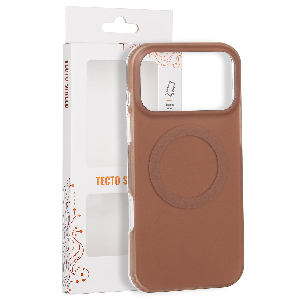 Tecto Shield Mistiq Mag apvalks iPhone 17 Pro Max 6,9" / 18 Pro Max 6,9" brūns