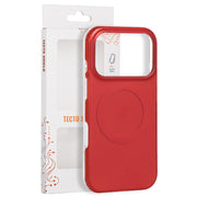 Tecto Shield Mistiq Mag apvalks iPhone 17 Pro 6,3" / 18 Pro 6,3" sarkanā krāsā