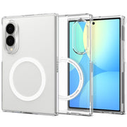 Spigen Airsking Magsafe apvalks Samsung Galaxy Z Fold 8, balts-caurspīdīgs