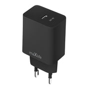 Maxlife MXTC-13-20C PD QC lādētājs ar 1 USB-C pieslēgvietu, 20 W, melns