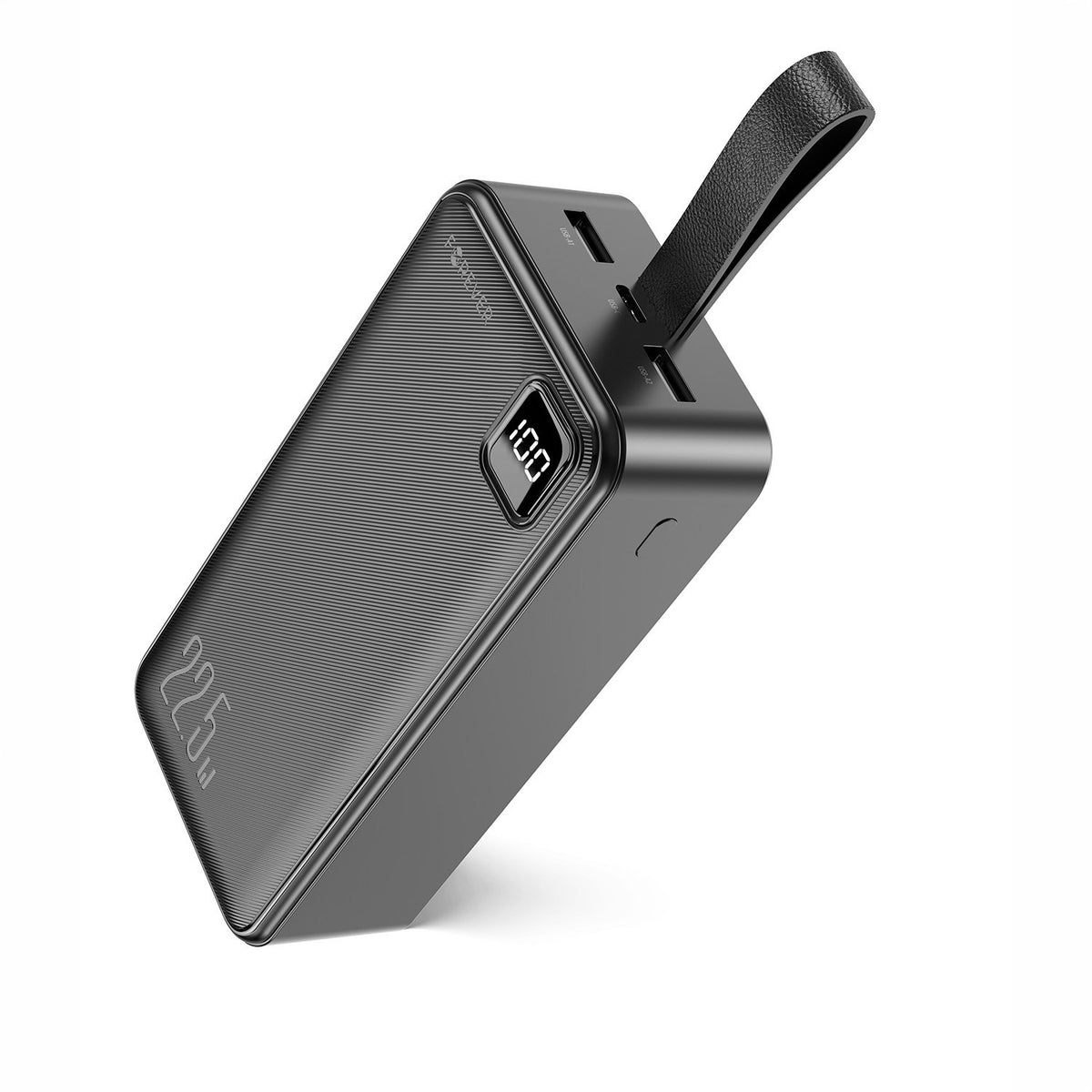 Forever ārējais akumulators TB-300XL PD QC 22,5 W 30 000 mAh, melns