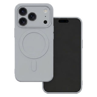 Simple Color Mag vāciņš iPhone 17 Pro Max 6,9" / 18 Pro Max 6,9" sudraba krāsā
