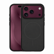 Plāns silikona Mag apvalks iPhone 17 Pro Max 6,9" / 18 Pro Max 6,9" melnā krāsā