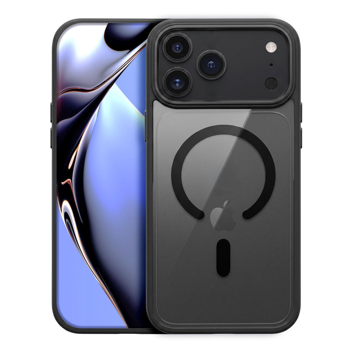 Color Clear Mag apvalks iPhone 17 Pro 6,3" / 18 Pro 6,3" tumši pelēkā krāsā