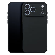 Silikona apvalks iPhone 17 Pro 6,3" / 18 Pro 6,3" melnā krāsā