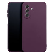 Silikona apvalks viedtālrunim Samsung Galaxy A57 5G tumši ķiršu krāsā
