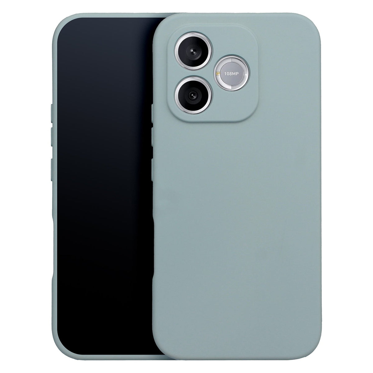 Silikona apvalks tālrunim Honor 600 Lite (sudraba krāsā)