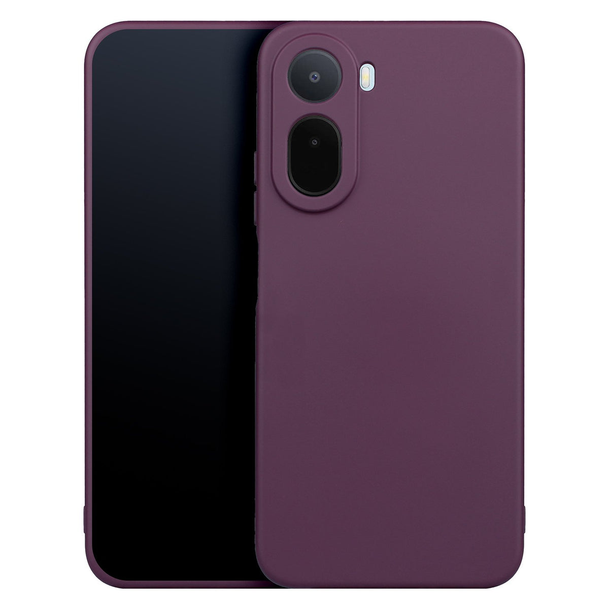 Silikona apvalks viedtālrunim Xiaomi Redmi A7 Pro tumši ķiršu krāsā