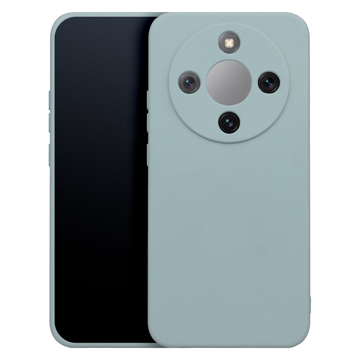 Silikona apvalks tālrunim Honor X70 / X9d / Magic 8 Lite, sudraba krāsā