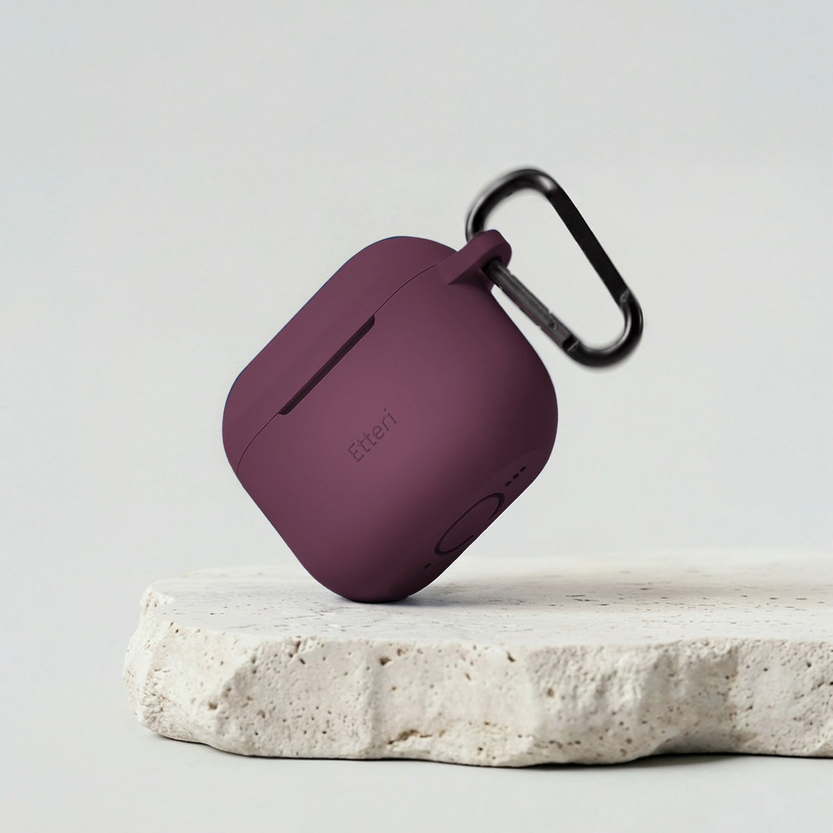 „Etteri“ silikona apvalks „AirPods 4“ / „AirPods 5“ tumši ķiršu krāsā