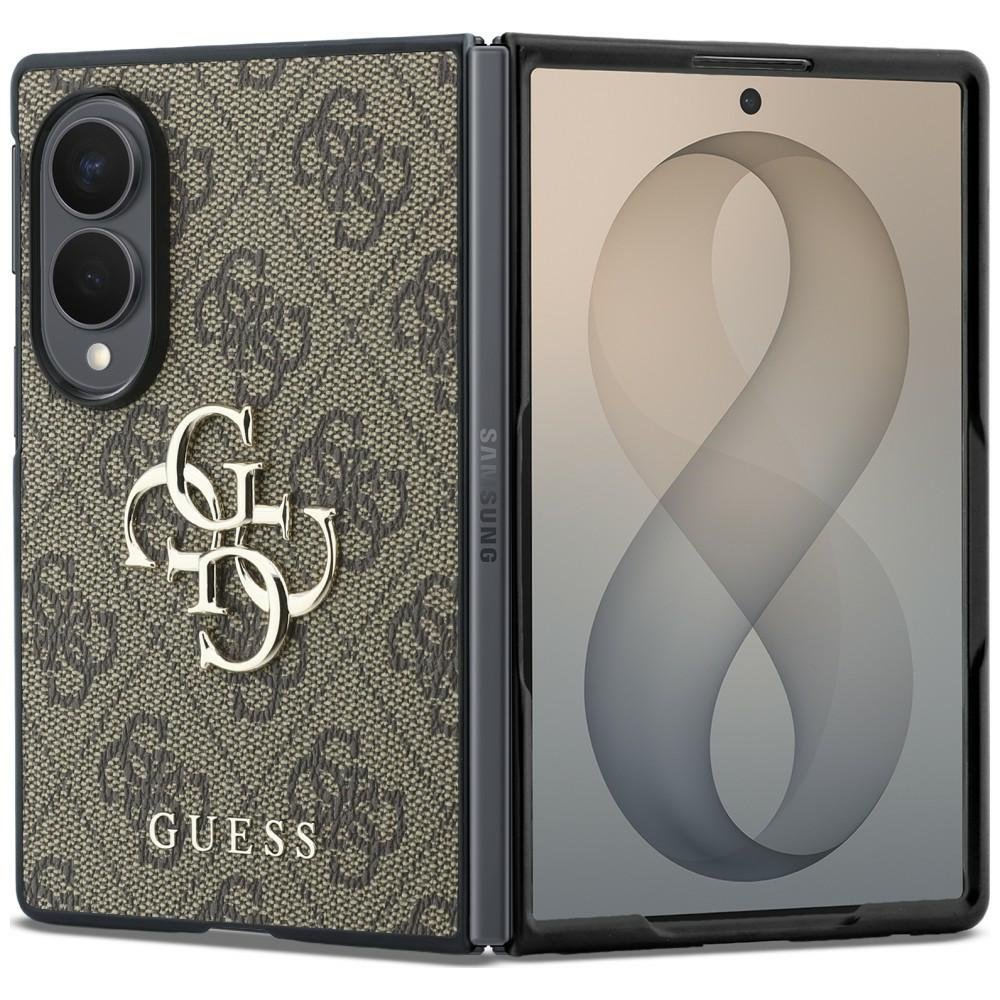 Guess HC 4G PU BIG LOGO apvalks Samsung Galaxy Z Fold 8, brūns
