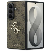 Guess HC 4G PU BIG LOGO apvalks Samsung Galaxy Z Fold 8 Ultra, brūns