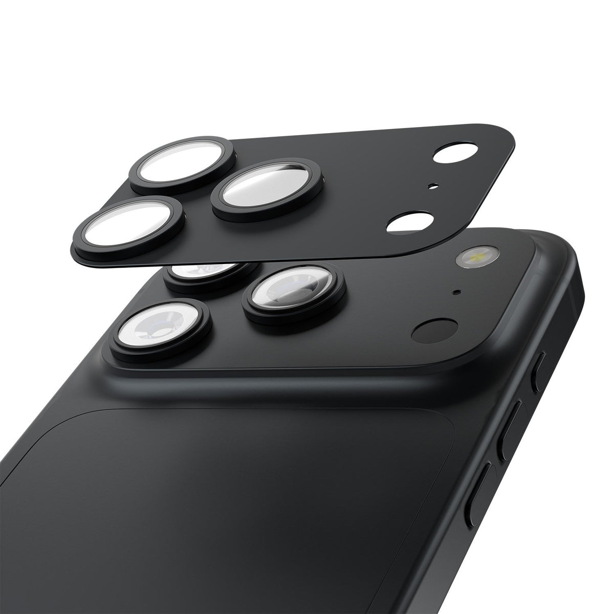 Etteri pilnībā aptverošs kameras objektīva aizsargs iPhone 18 Pro, tumši pelēks