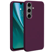 Etteri silikona Mag apvalks viedtālrunim Samsung Galaxy A57 5G tumši ķiršu krāsā