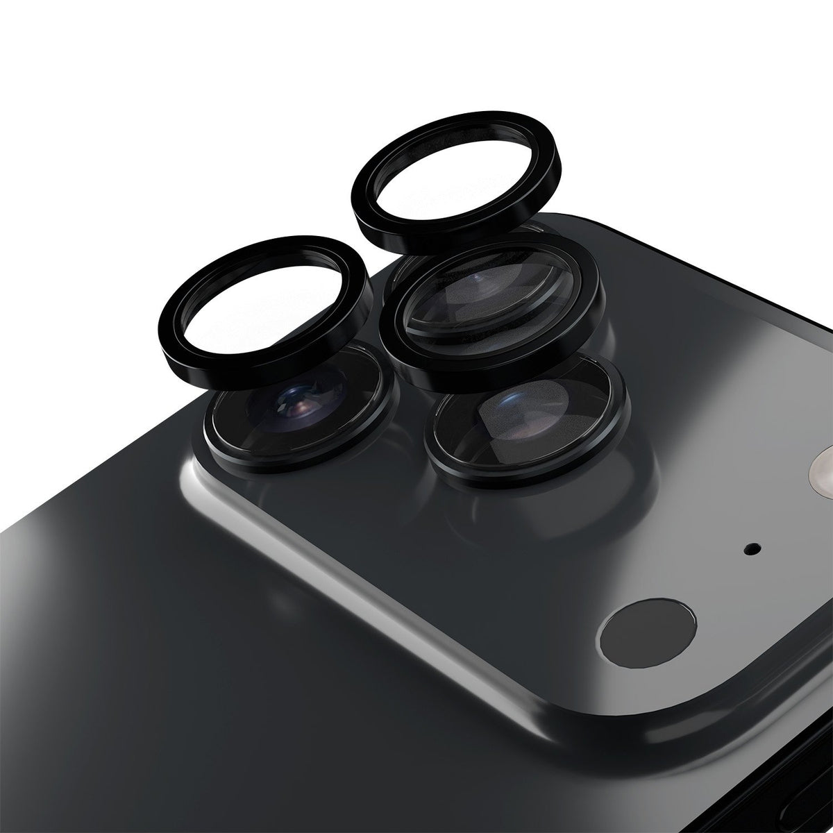 Etteri kameras objektīva aizsargs iPhone 18 Pro / 18 Pro Max, tumši pelēks