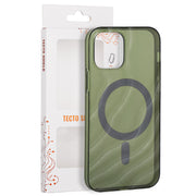 Tecto Shield Desert Mag apvalks iPhone 12 / 12 Pro 6,1" tumši olīvu krāsā