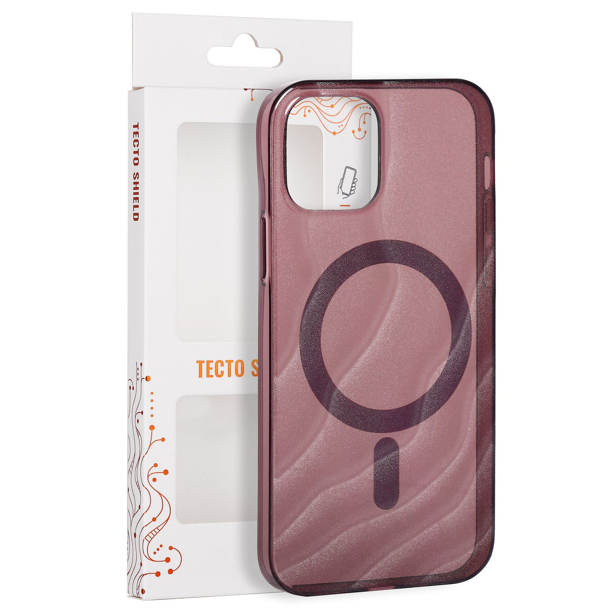Tecto Shield Desert Mag apvalks iPhone 12 / 12 Pro 6,1" sarkanbrūns