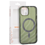 Tecto Shield Desert Mag apvalks iPhone 13 / 14 6,1" tumši olīvu krāsā