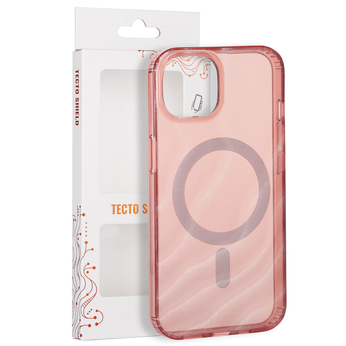 Tecto Shield Desert Mag apvalks iPhone 13 / 14 6,1" terakotas krāsā