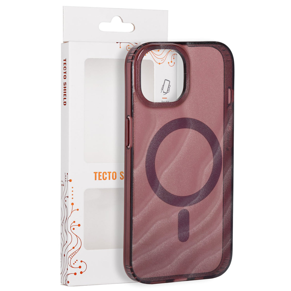 Tecto Shield Desert Mag apvalks iPhone 15 6,1" sarkanbrūns