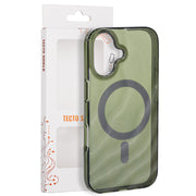 Tecto Shield Desert Mag apvalks iPhone 17 6,3" tumši olīvu krāsā
