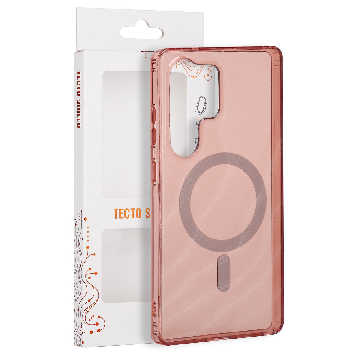 Tecto Shield Desert Mag apvalks Samsung Galaxy S25 Ultra (terakotas krāsā)