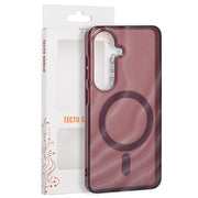 Tecto Shield Desert Mag apvalks Samsung Galaxy S26, sarkankoka krāsā